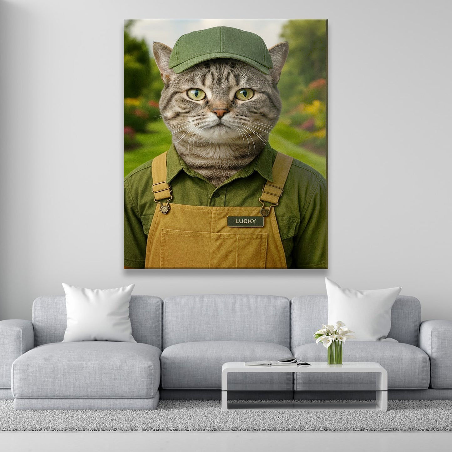 Custom Photo Gardener 2 Canvas Canvas Gift For Canvas Lovers