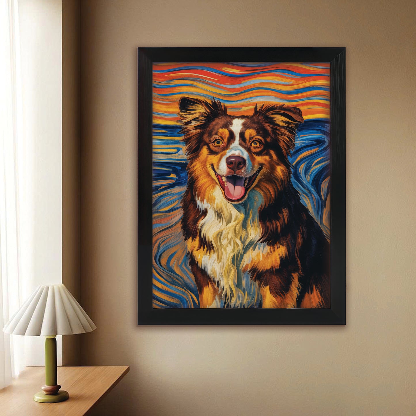 CustomDog Portrait Expressionist Art