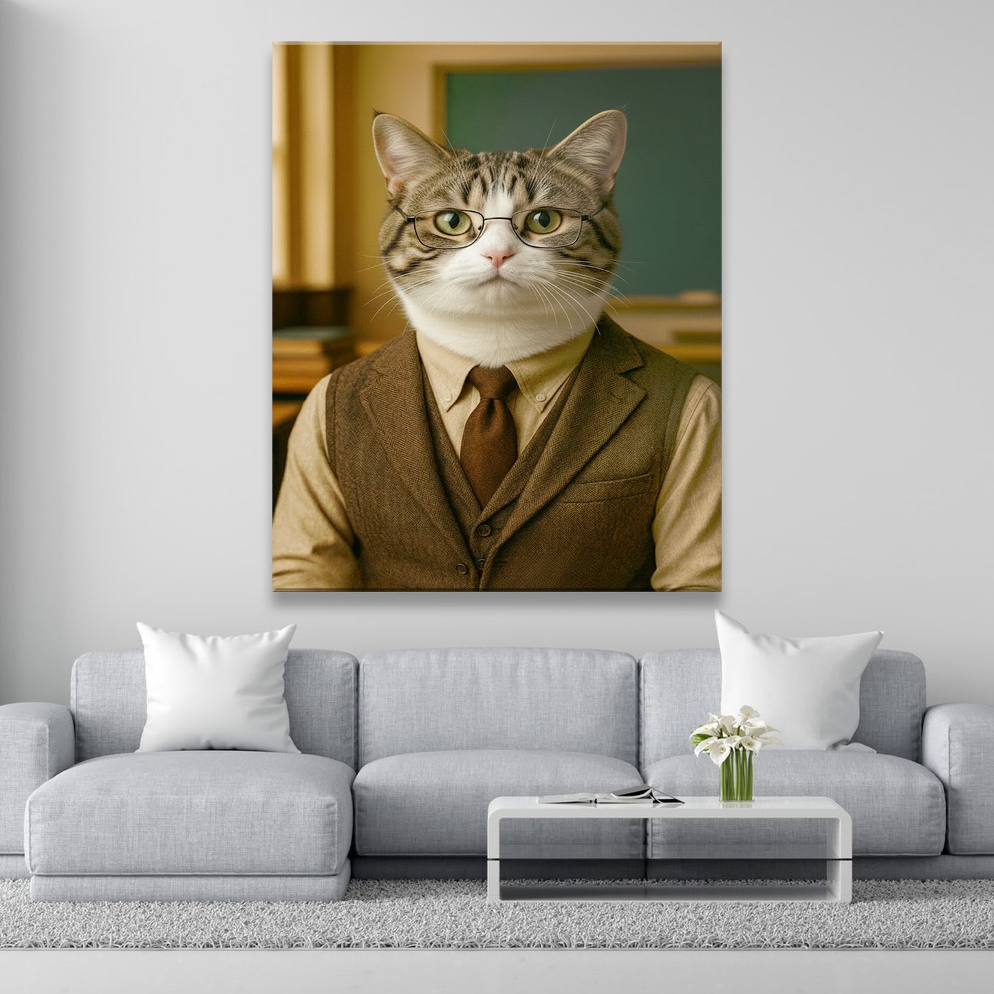 Custom Photo Professor Teacher Canvas Canvas Gift For Canvas Lovers