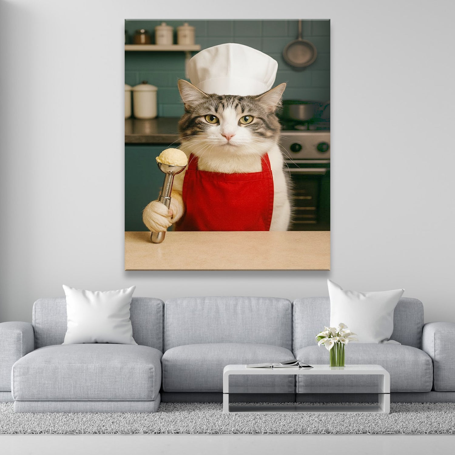 Custom Photo Canvas Chef Canvas Gift For Canvas Lovers