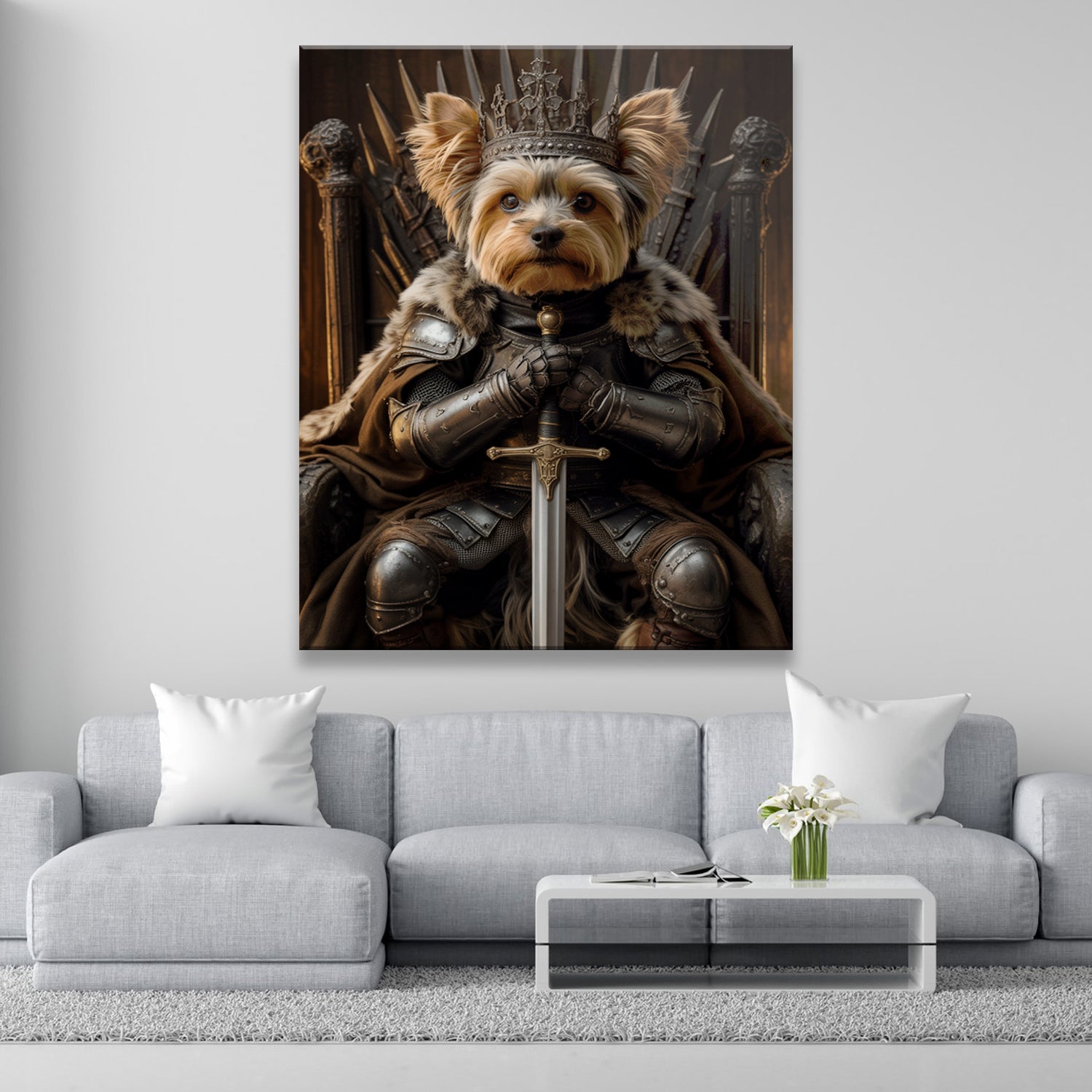 Custom Photo Royal Pet Portrait