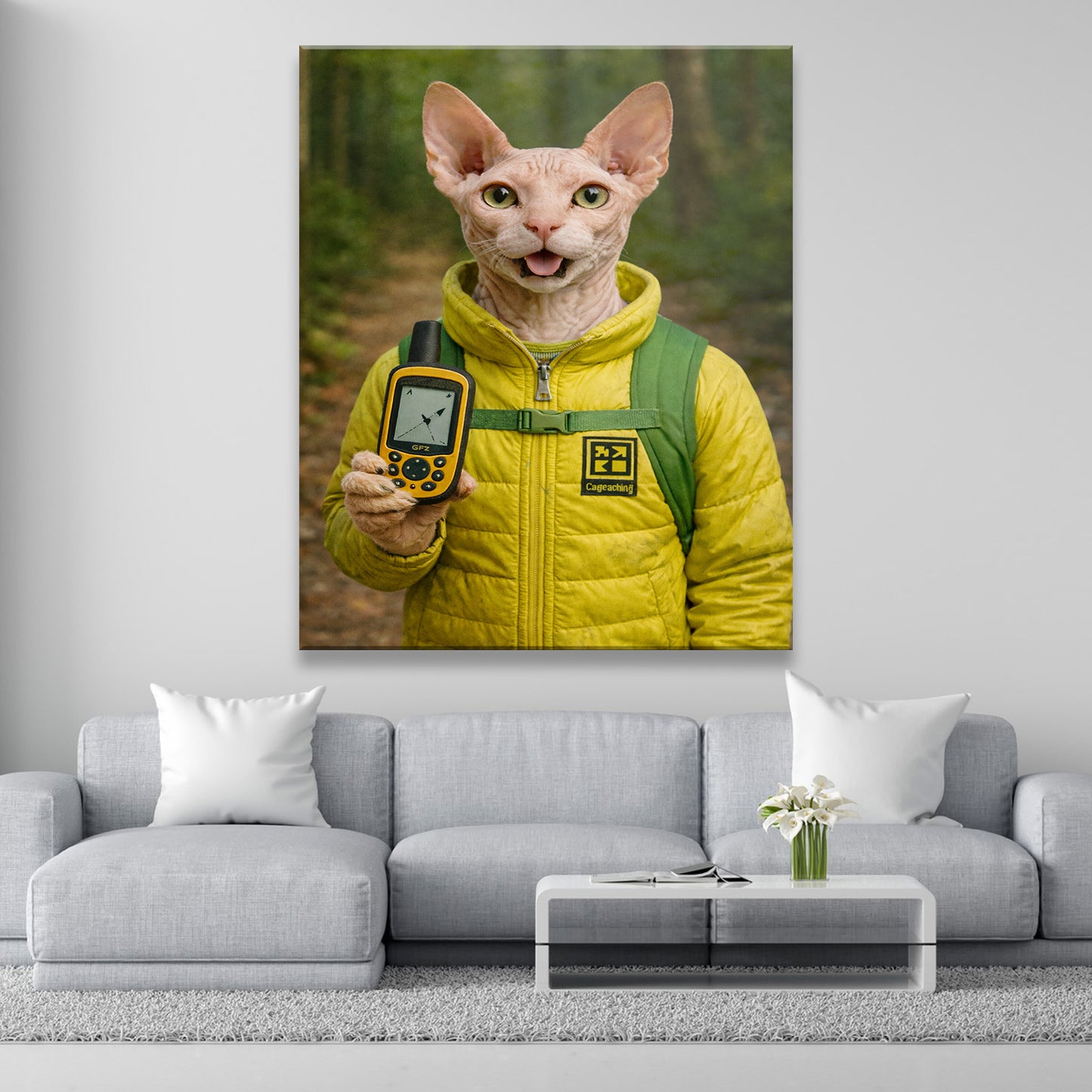 Custom Photo Geocaching Gps Adventure Canvas Canvas Gift For Canvas Lovers