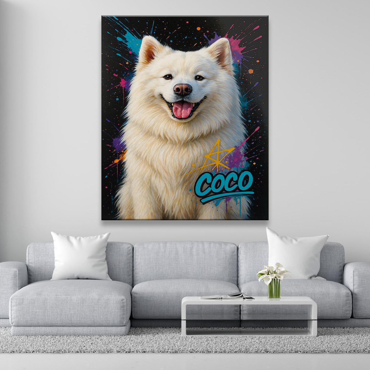 Custom Pet Portrait Contemporary