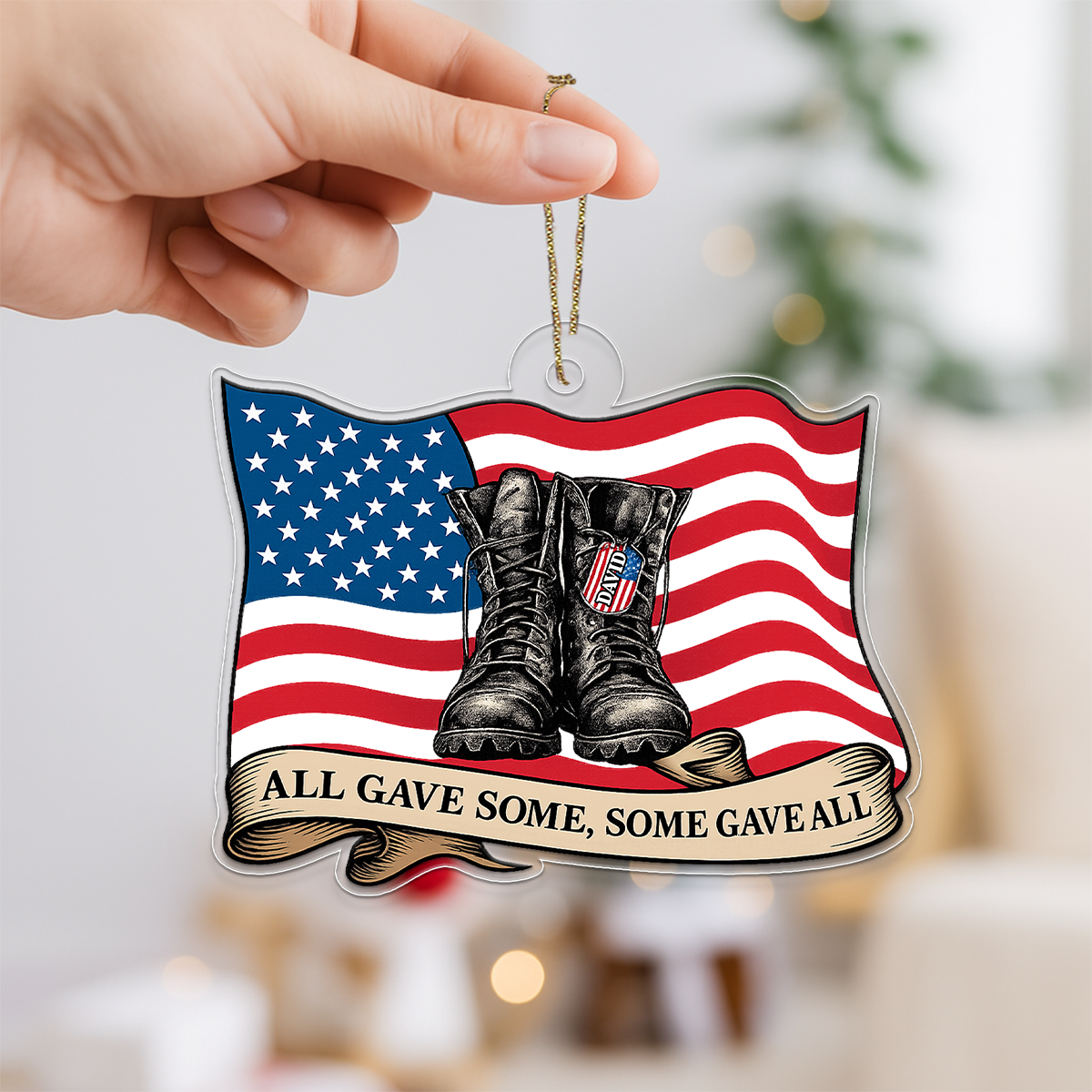 Custom Name Veteran Army All Gave Some