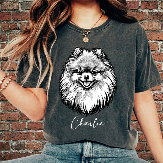 Custom Photo Dog Unisex T-Shirt, Personalized Pet Wash Shirt THUC99
