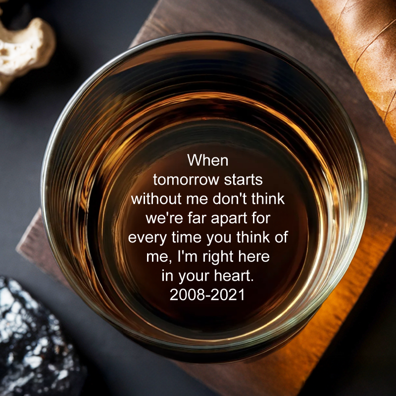 Custom Photo Pet Memorial Whiskey Glass, Personalized Gifts for Pet Loss, Sympathy Gift for Cat, Dog TNG203