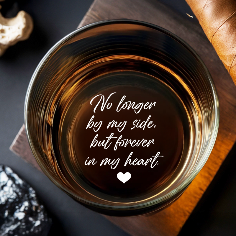Custom Photo Memorial Dog Whiskey Glass, Memorial Pet Glass with Photo, Dog Memorial Gifts, Dog Sympathy Gift TNG199
