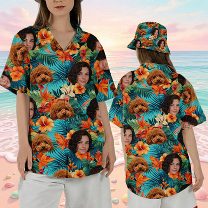 Personalized Photo Dog Hawaiian Shirt, Custom Cat Aloha Shirt, Summer Holiday Gift THUC99