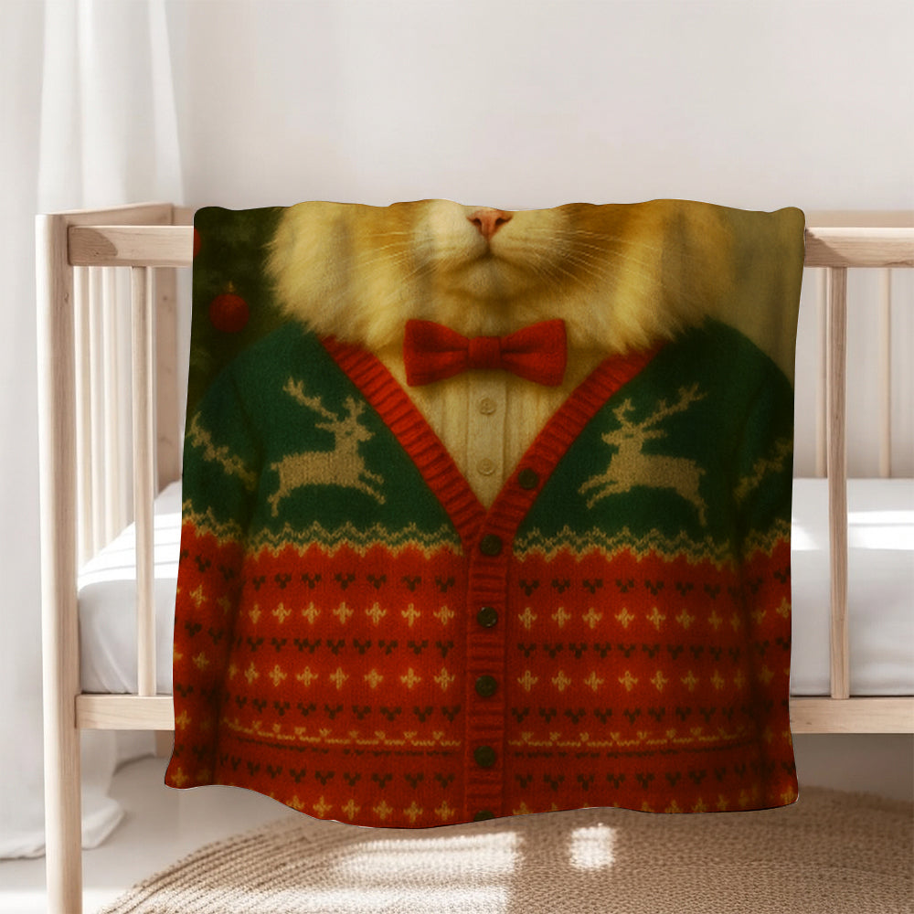 Custom Photo Christmas Dog Blanket Gift For Dog Lovers