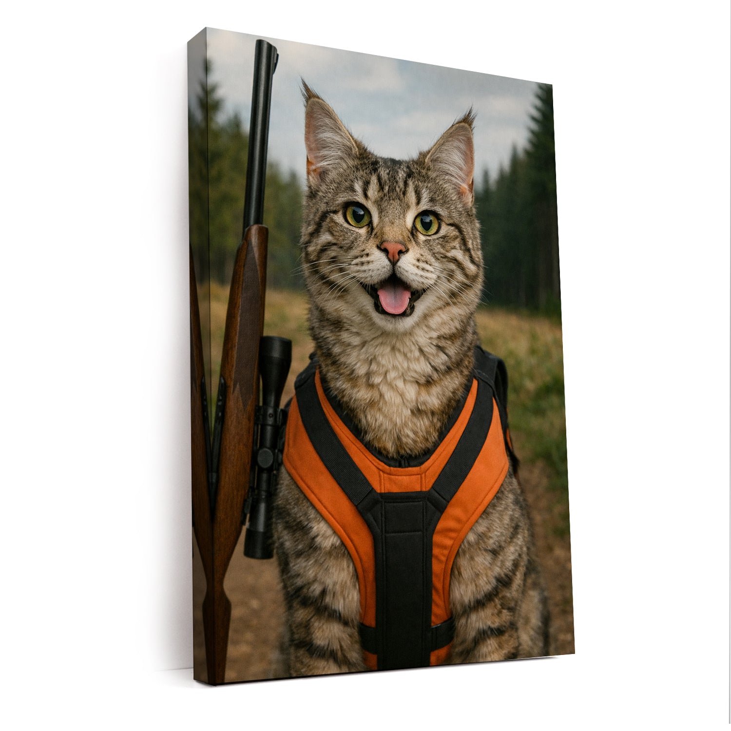 Custom Photo Hunter Canvas Gift For Canvas Lovers