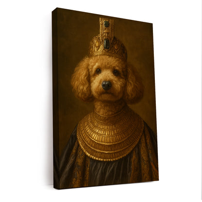 Custom Photo Dog Royal Style 1 Canvas Gift For Dog Lovers