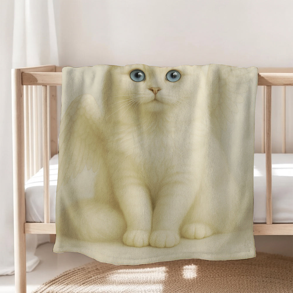 Custom Photo Cat Angel In Heaven _ Gifts For Cat Lovers