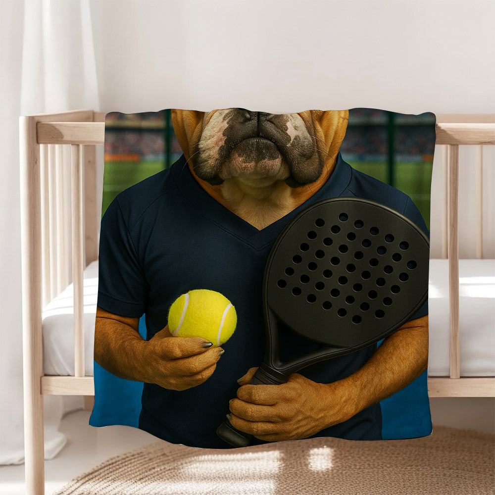Custom Photo Paddle Player Dog BlanketGift For Dog Lovers