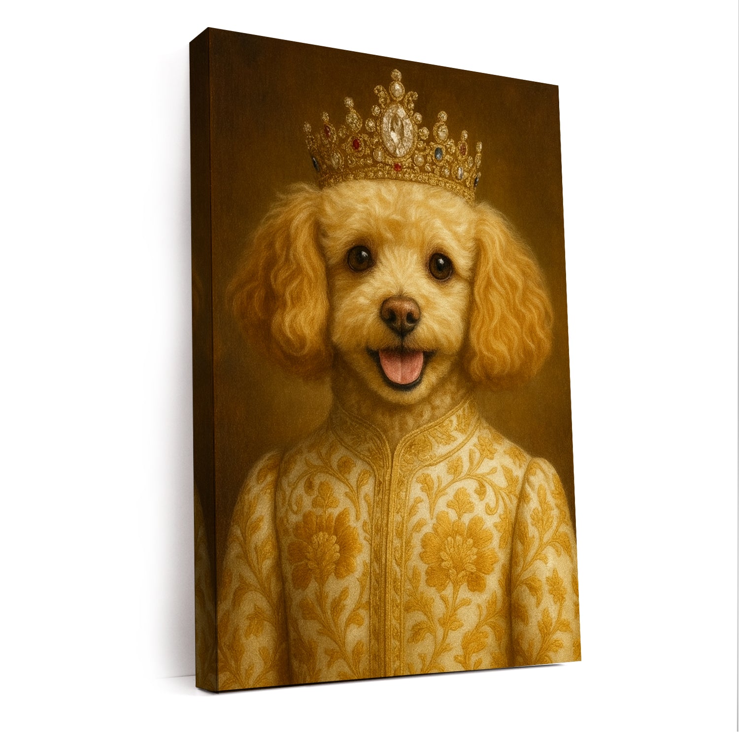 Custom Photo Dog Royal Style 09 Canvas Gift For Dog Lovers