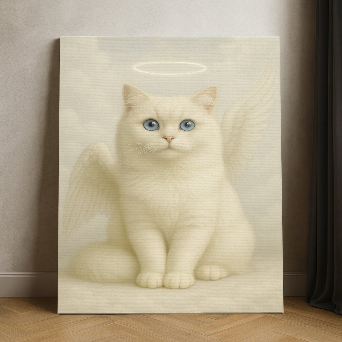 Custom Photo Cat Angel In Heaven _ Gifts For Cat Lovers