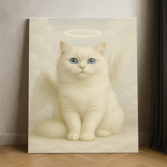 Custom Photo Cat Angel In Heaven _ Gifts For Cat Lovers