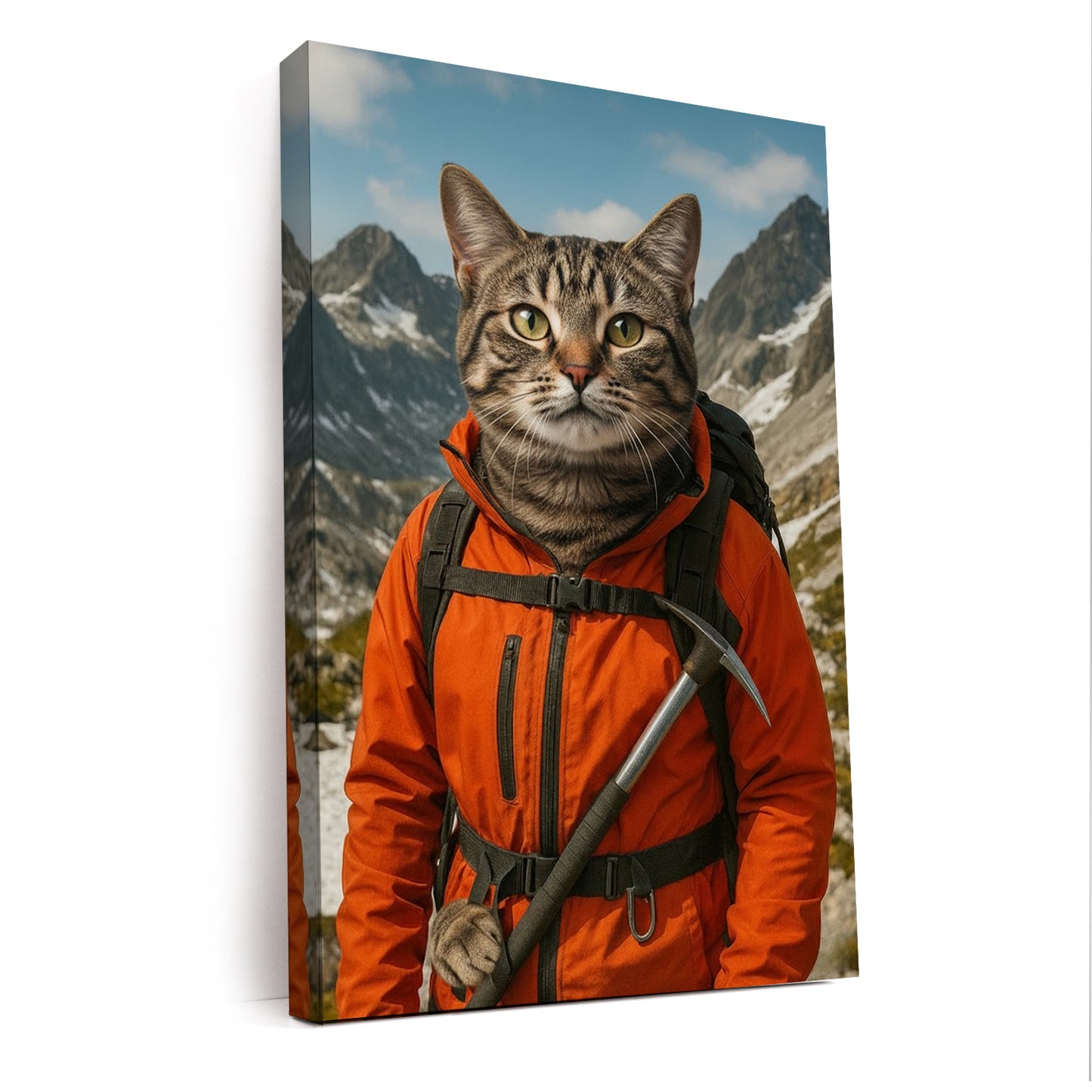 Custom Photo Mountaineer Climbing Canvas Canvas Gift For Canvas Lovers