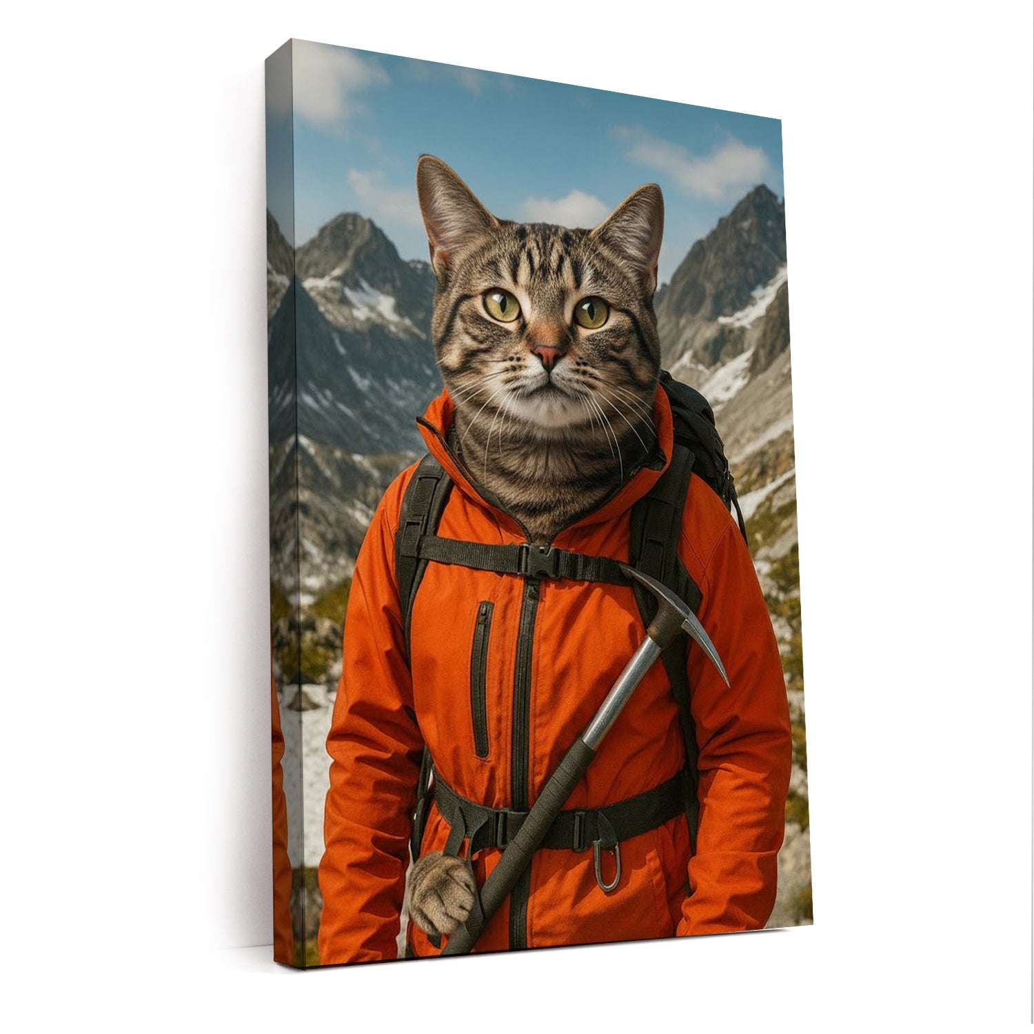 Custom Photo Mountaineer Climbing Canvas Canvas Gift For Canvas Lovers