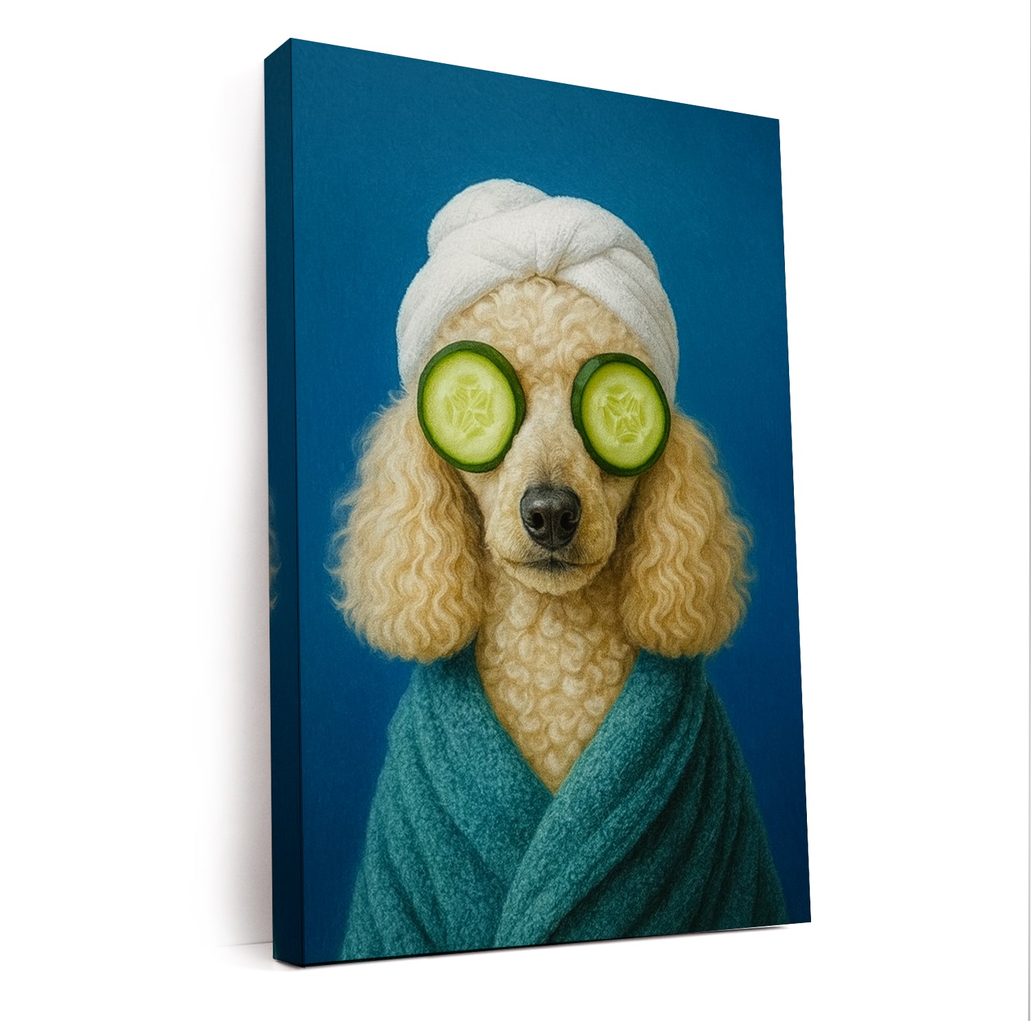 Custom Photo Dog Bathroom Style 21 Canvas Gift For Dog Lovers