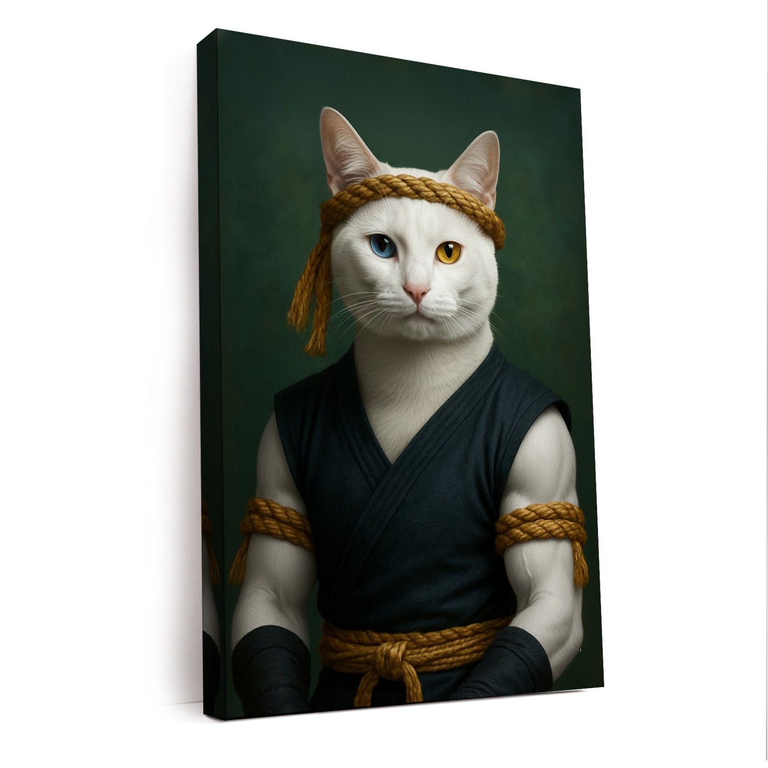 Custom Photo Fighter Warrior Art Canvas Canvas Gift For Canvas Lovers