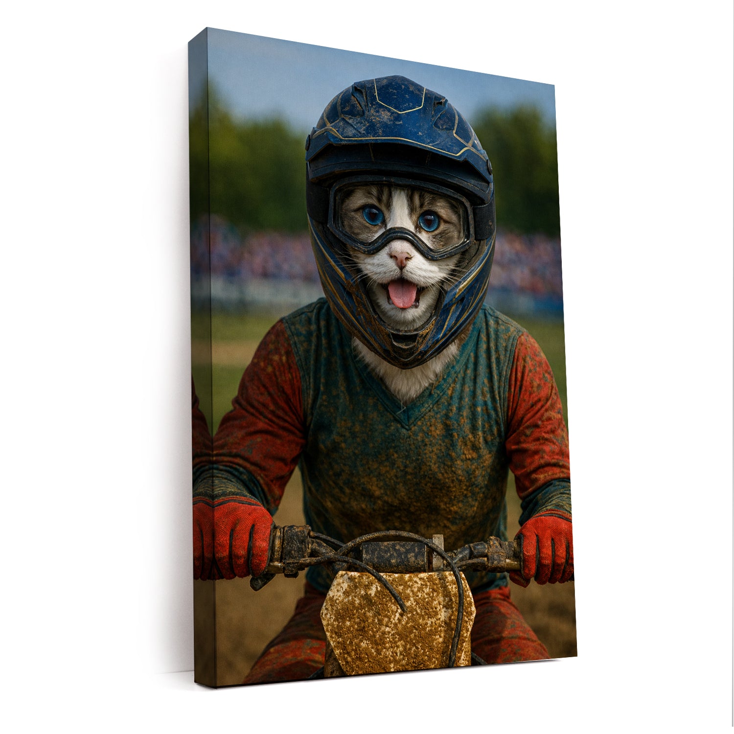 Custom Photo Dirt Bike Canvas Canvas Gift For Canvas Lovers