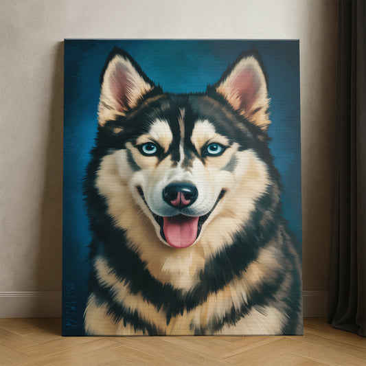 Custom Dog Deep Blue