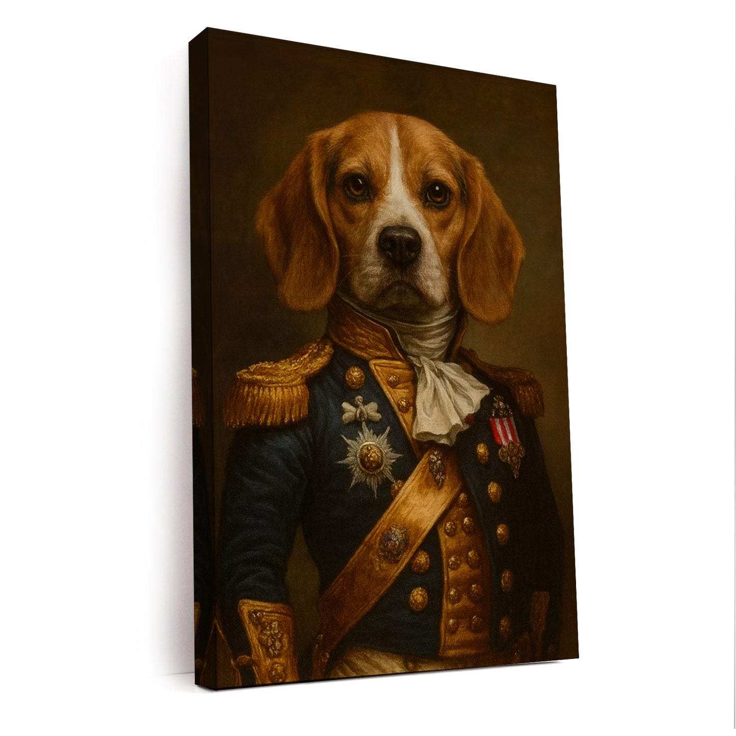Custom Photo Dog Royal Style 02 Canvas Gift For Dog Lovers