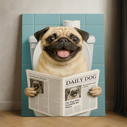 Custom Photo Dog Toilet Bathroom