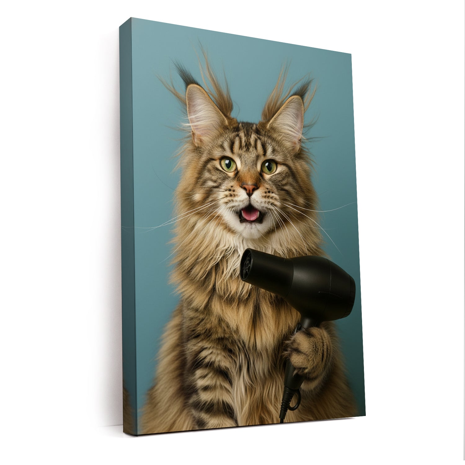 Custom Photo Cat Bathroom Style 35 Canvas Gift For Cat Lovers