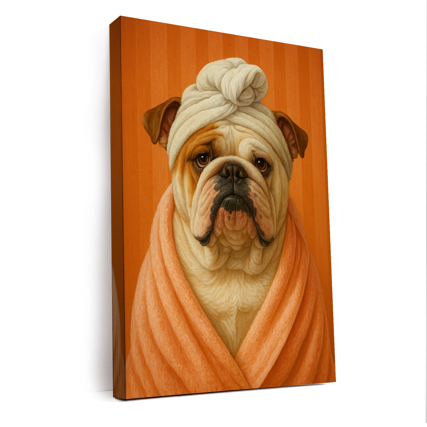 Custom Photo Dog Bathroom Style 17 Canvas Gift For Dog Lovers