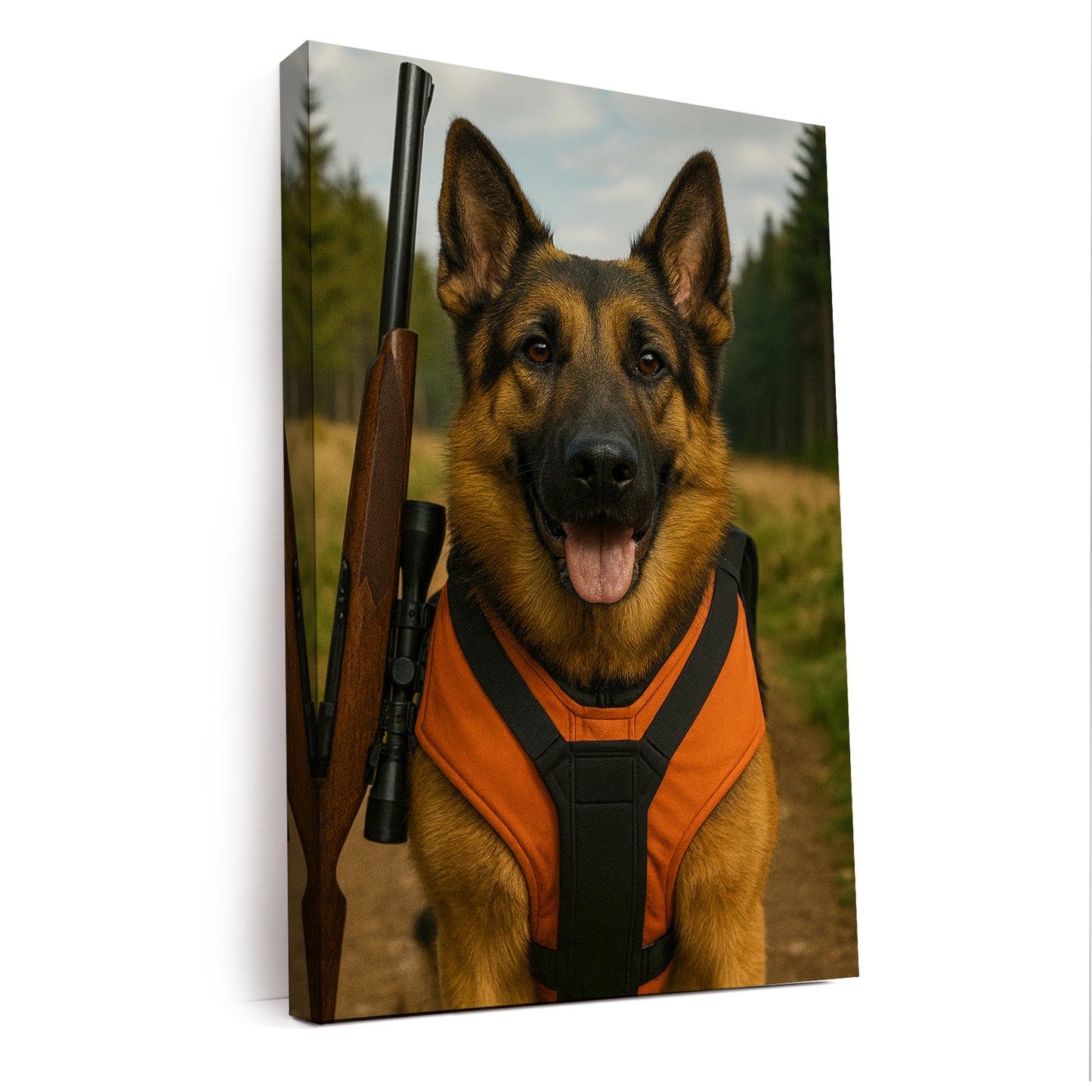 Custom Photo Hunter Dog Gift For Dog Lovers