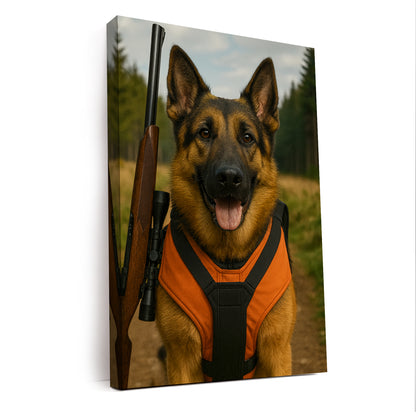 Custom Photo Hunter Dog Gift For Dog Lovers