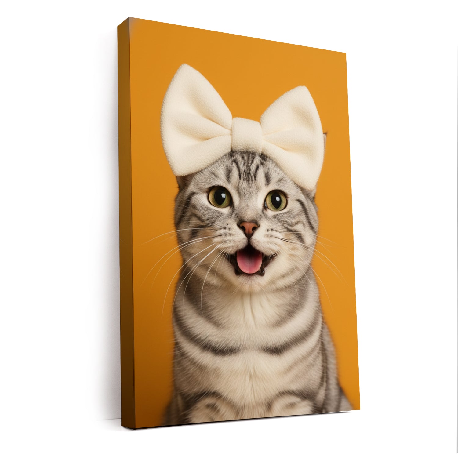 Custom Photo Cat Bathroom Style 37 Canvas Gift For Cat Lovers