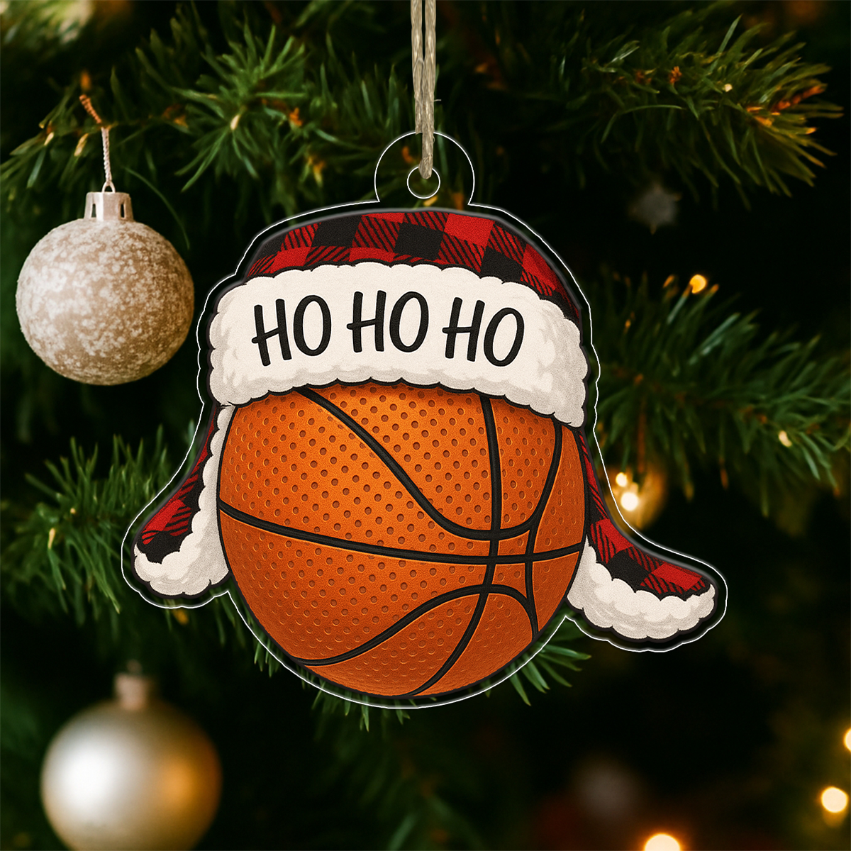 Personalized Basketball Santa