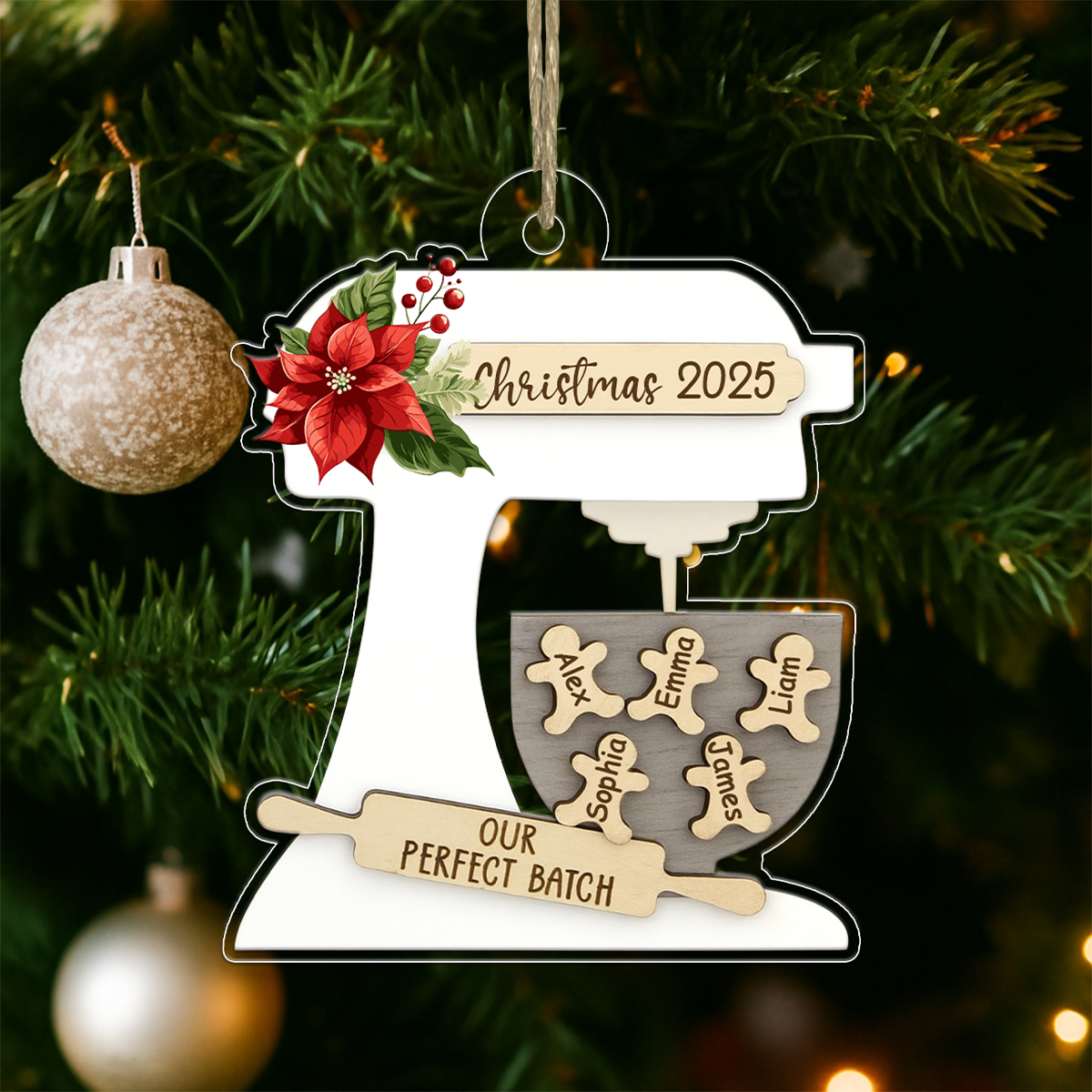 job acrylic ornament