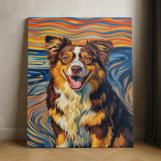 CustomDog Portrait Expressionist Art