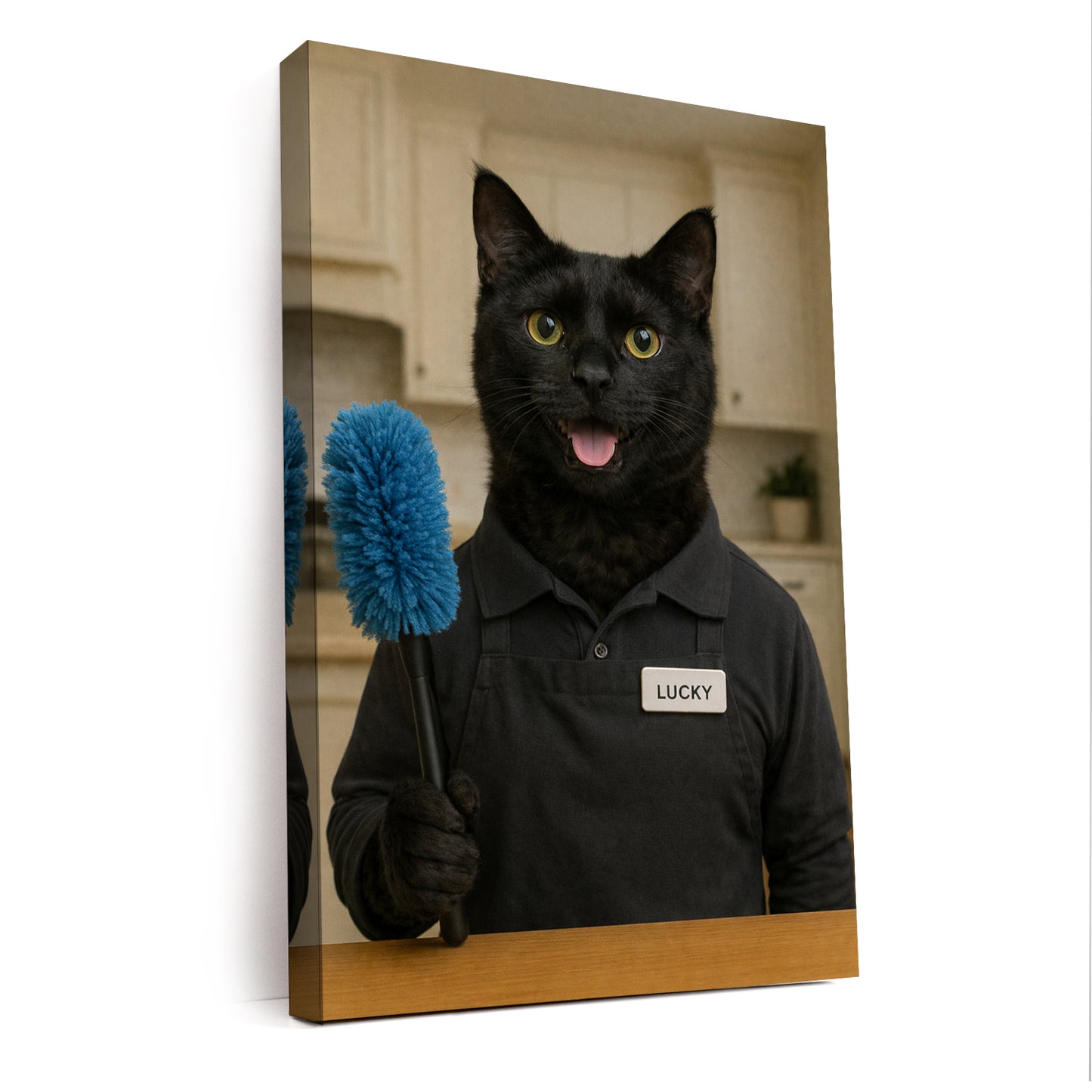 Custom Photo Housekeeper Canvas Canvas Gift For Canvas Lovers