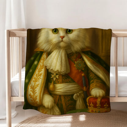 Custom Photo Napoleon Cat Blanket Gift For Cat Lovers