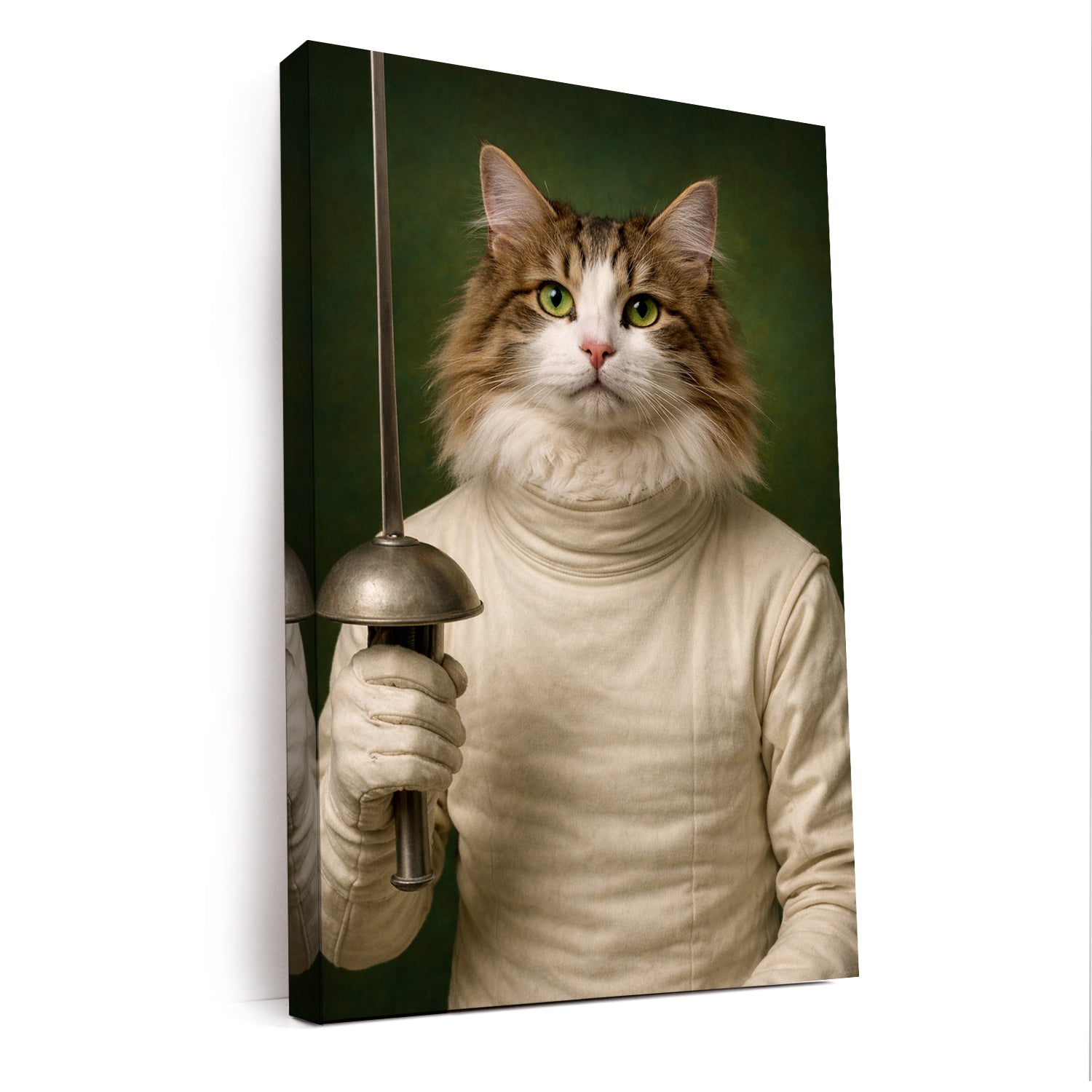 Custom Photo Fencer Canvas Canvas Gift For Canvas Lovers