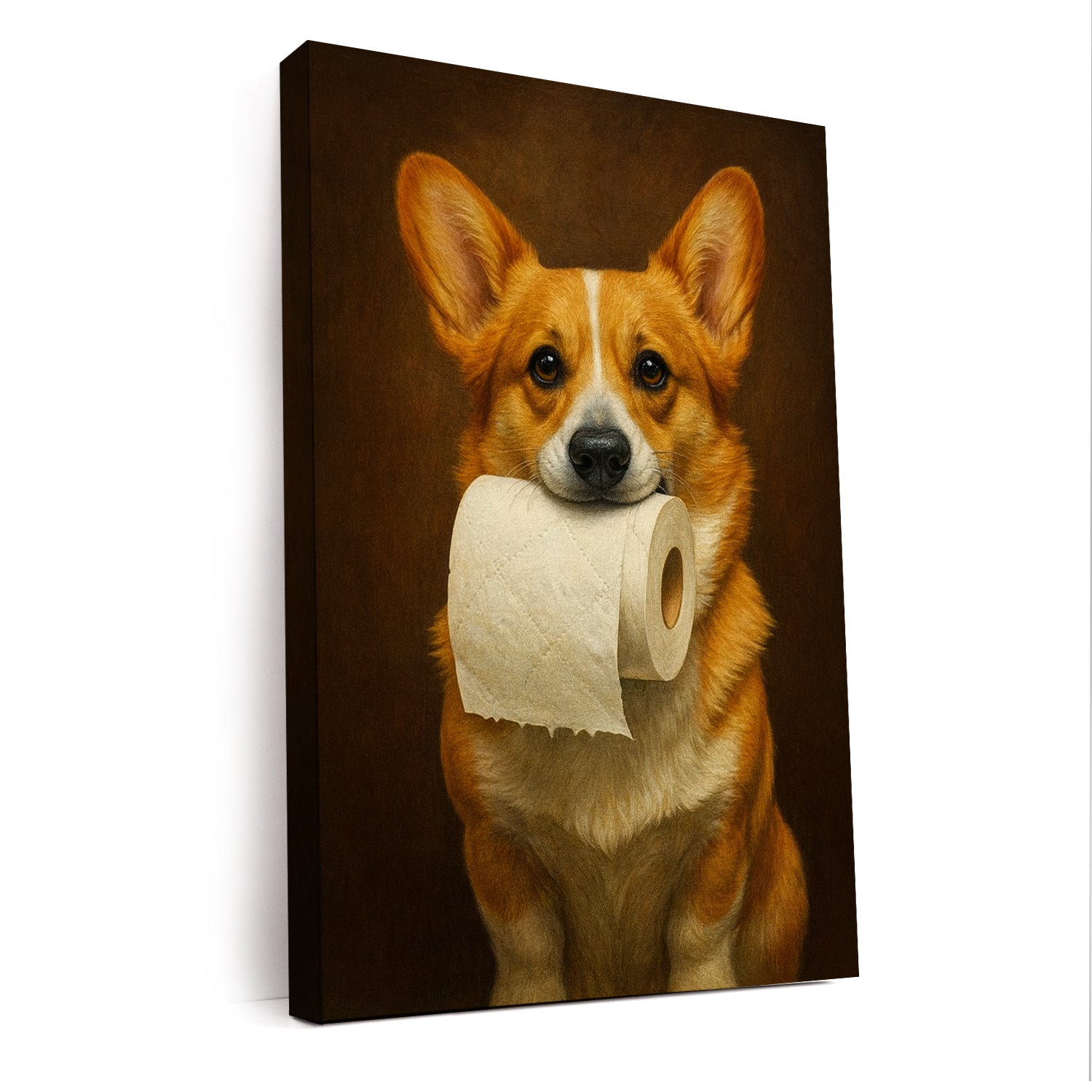 Custom Photo Dog Bathroom Style 18 Canvas Gift For Dog Lovers