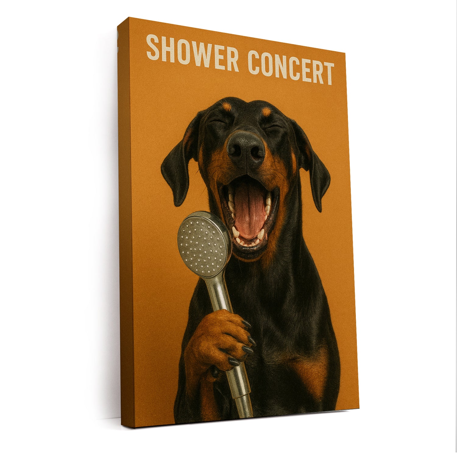Custom Photo Dog Bathroom Style 32 Canvas Gift For Dog Lovers