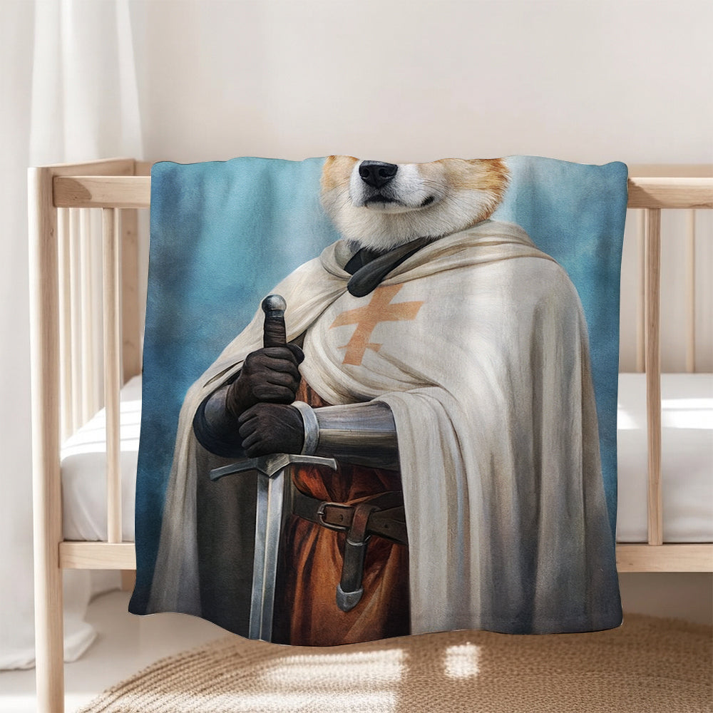 Custom Photo Priest Dog BlanketGift For Dog Lovers