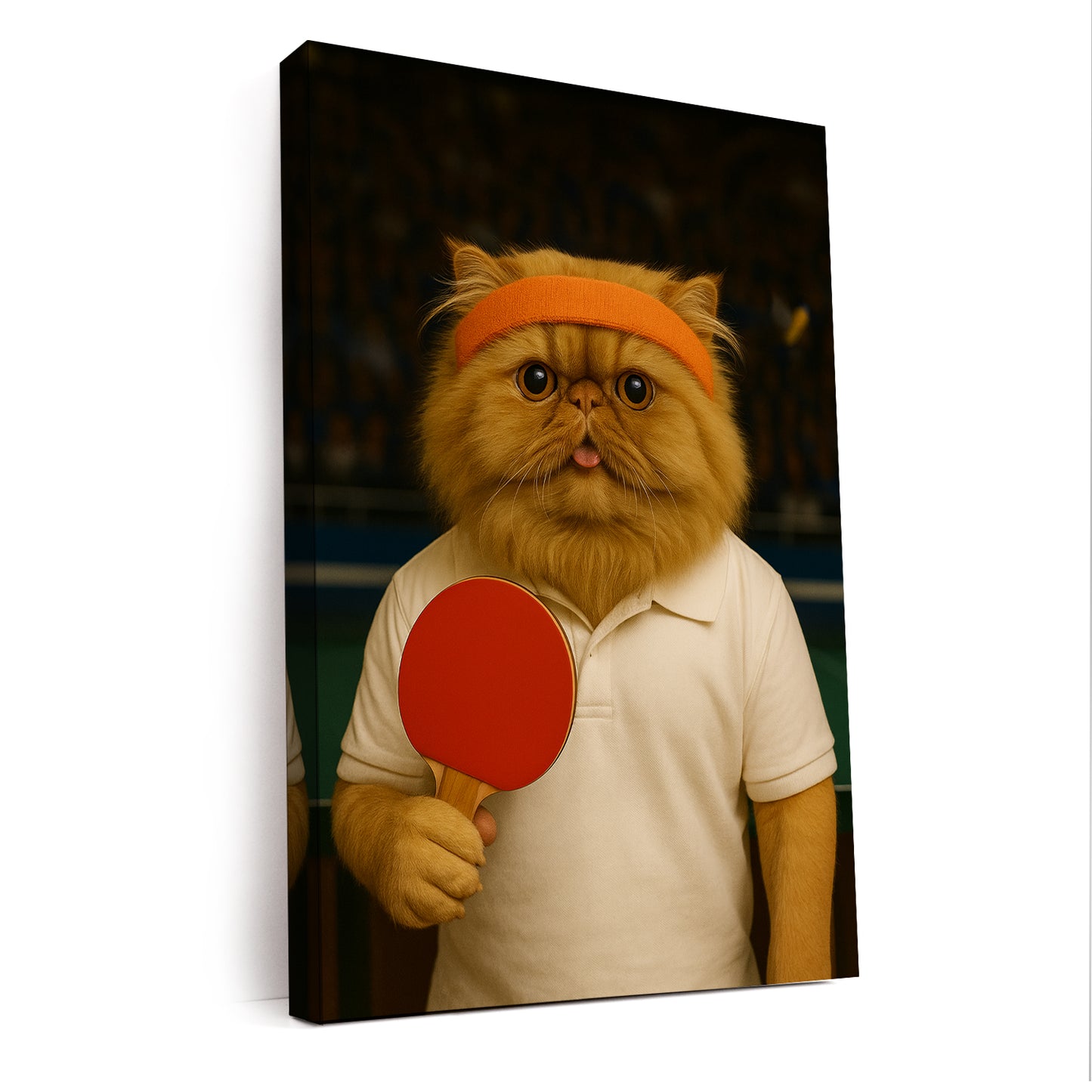 Custom Photo Table Tennis Cat Gift For Cat Lovers