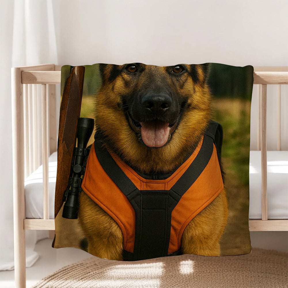 Custom Photo Hunter Dog Gift For Dog Lovers