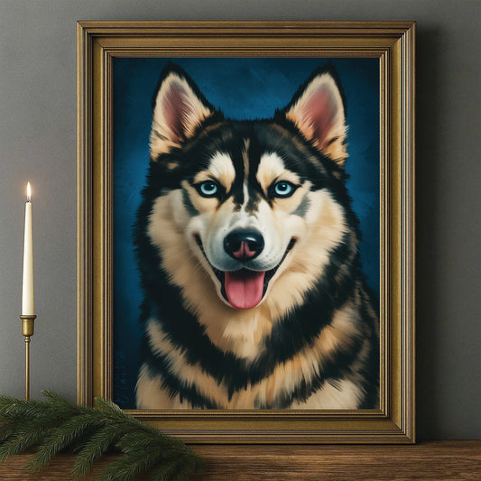 Custom Dog Deep Blue