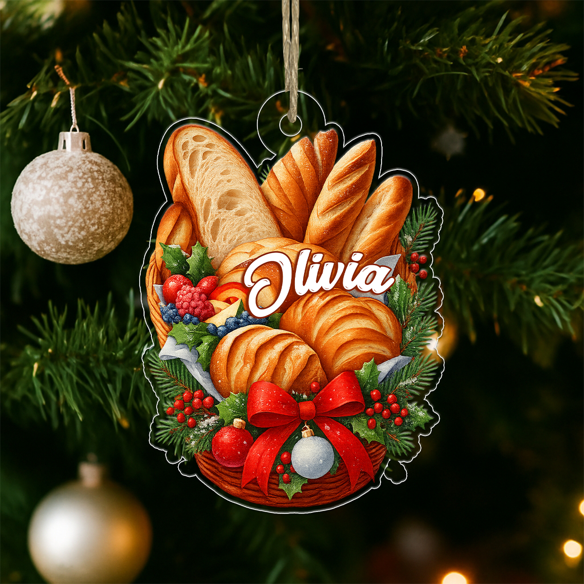 Custom Name Bread Christmas