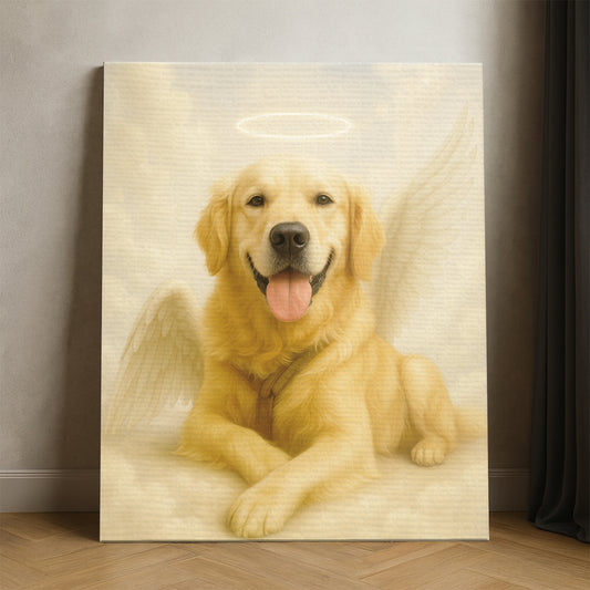 Custom Photo Dog Angel In Heaven _ Gifts For Dog Lovers