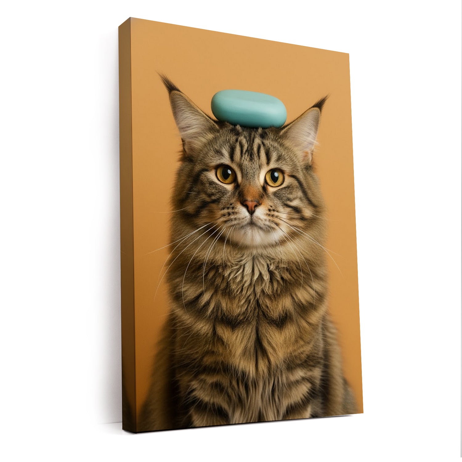 Custom Photo Cat Bathroom Style 24 Canvas Gift For Cat Lovers