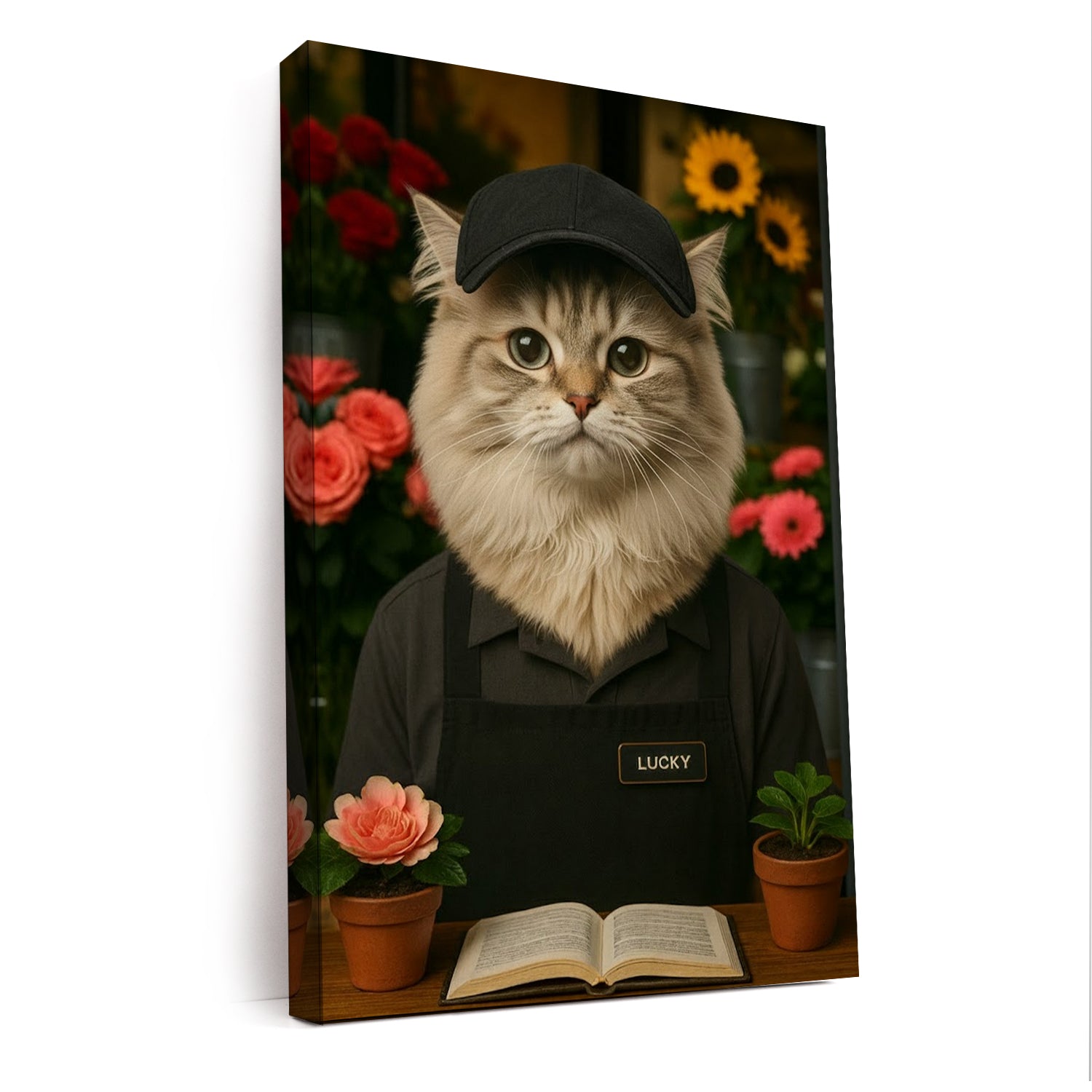 Custom Photo Flower Shop Florist Canvas Canvas Gift For Canvas Lovers