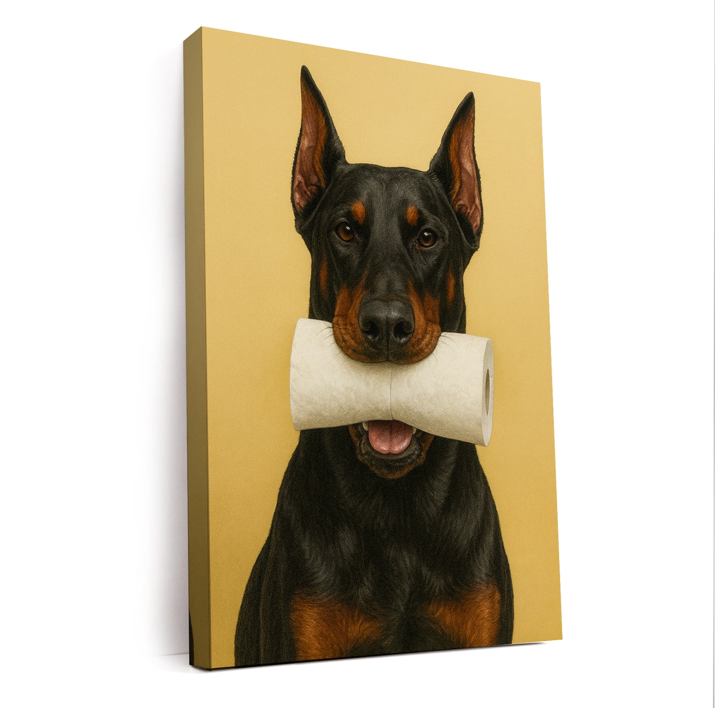 Custom Photo Dog Bathroom Style 23 Canvas Gift For Dog Lovers